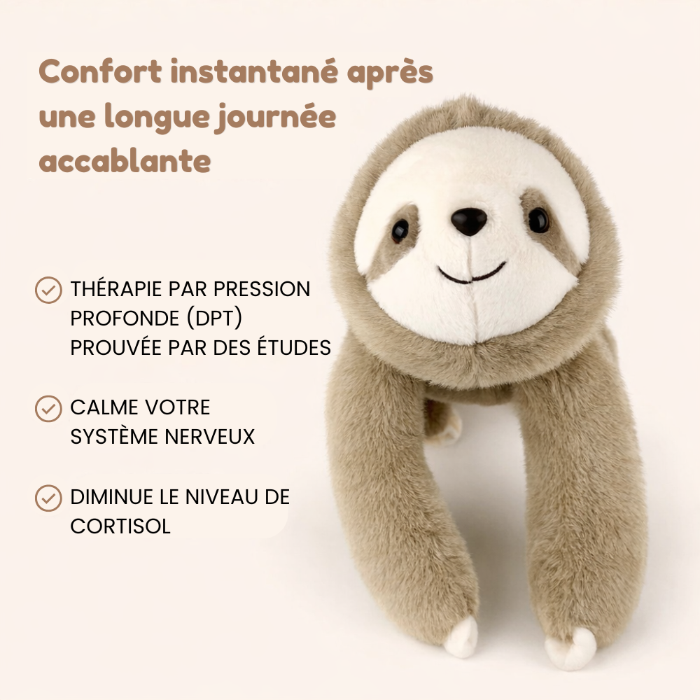Slowy le Paresseux - Peluche Lestée