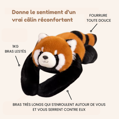 Rouky le Panda Roux - Peluche Lestée