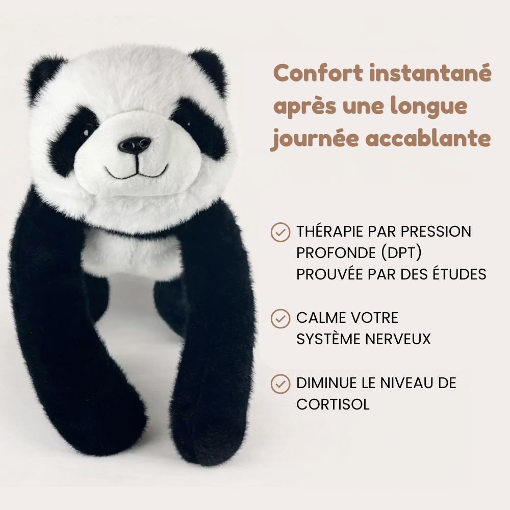 Mochi le Panda - Peluche Lestée