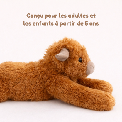 Moolie la Vache Highland - Peluche Lestée