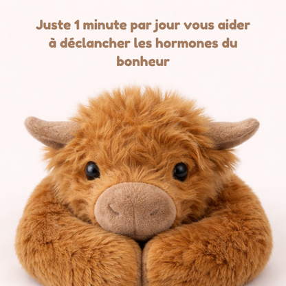Moolie la Vache Highland - Peluche Lestée