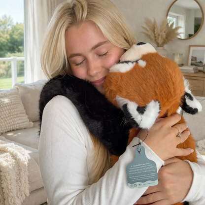 Rouky le Panda Roux - Peluche Lestée