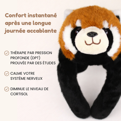 Rouky le Panda Roux - Peluche Lestée
